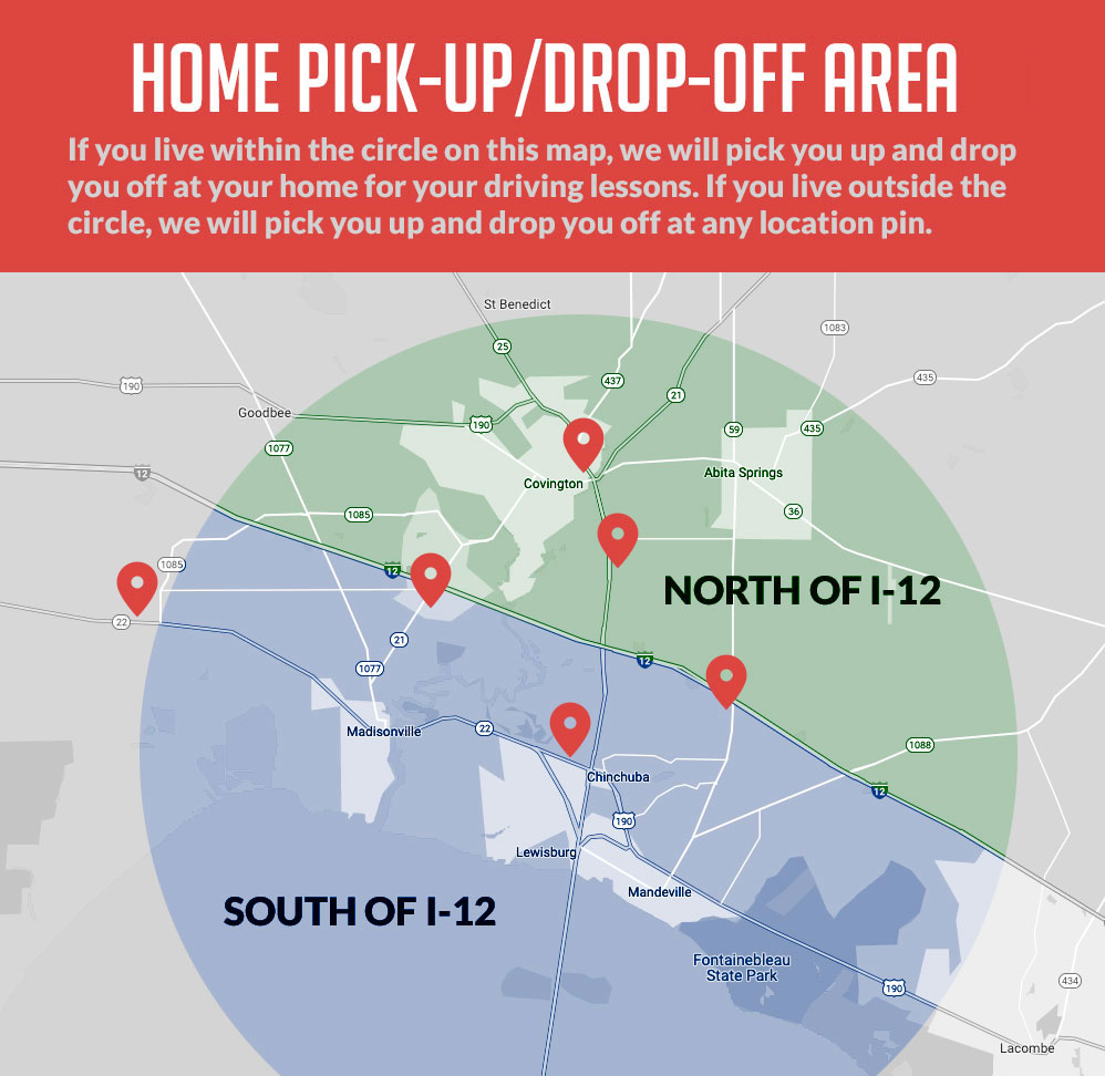 Pick-Up and Drop-Off Map
